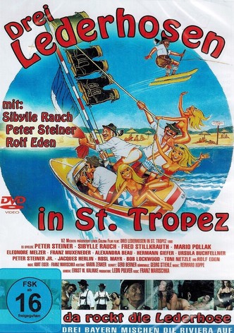 Drei Lederhosen in St. Tropez