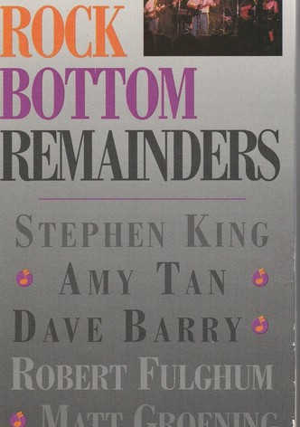 The Rock Bottom Remainders