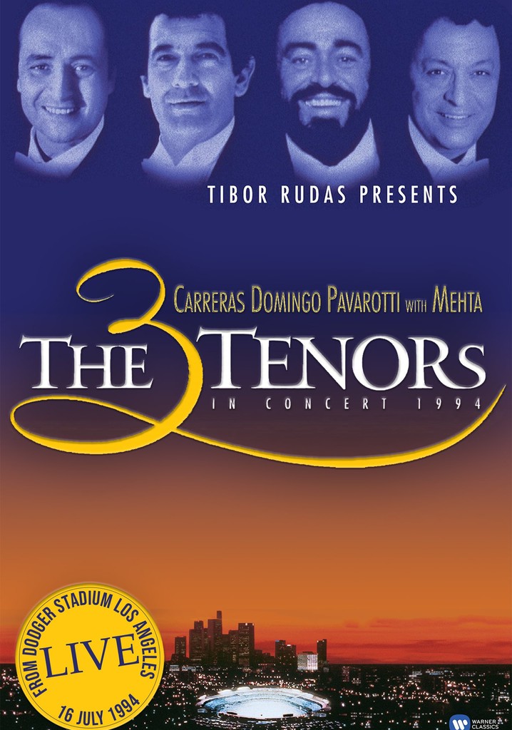 The 3 Tenors in Concert 1994 streaming online