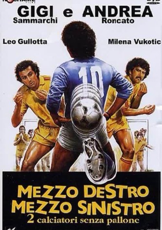 Mezzo destro mezzo sinistro - 2 calciatori senza pallone