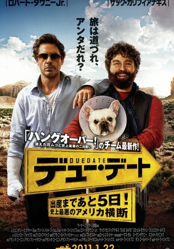 デュー デート 映画 動画配信 オンライン 視聴