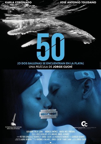 50 (o Dos ballenas se encuentran en la playa)