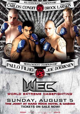 WEC 29: Condit vs. Larson