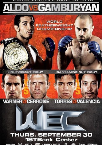 WEC 51: Aldo vs. Gamburyan
