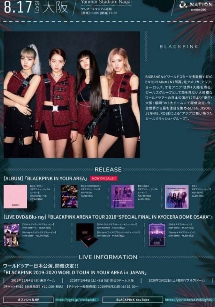 BLACKPINK at A-NATION in Osaka Japan