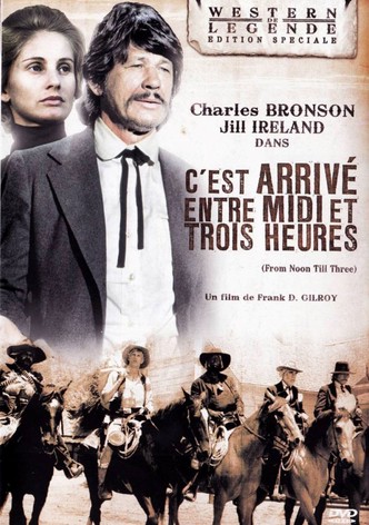 C'est arrivé entre midi et trois heures