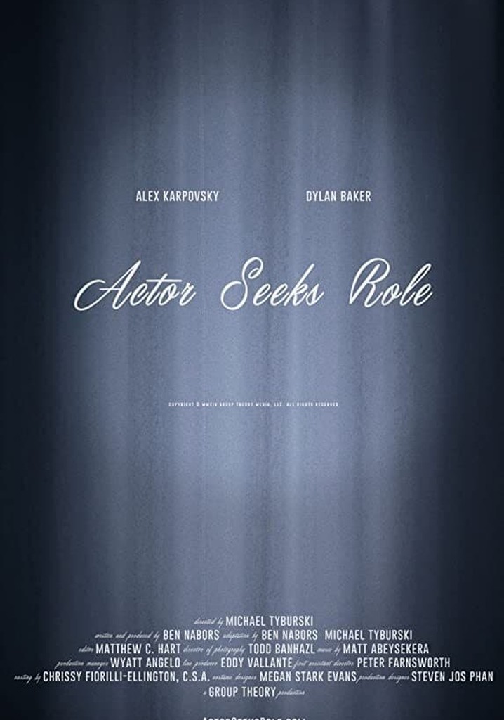 Actor Seeks Role