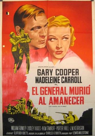 El general murió al amanecer