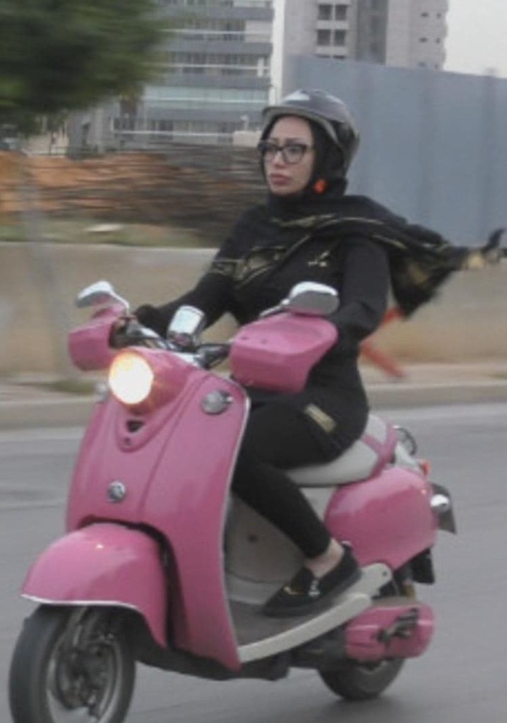 Zeinab on the Scooter