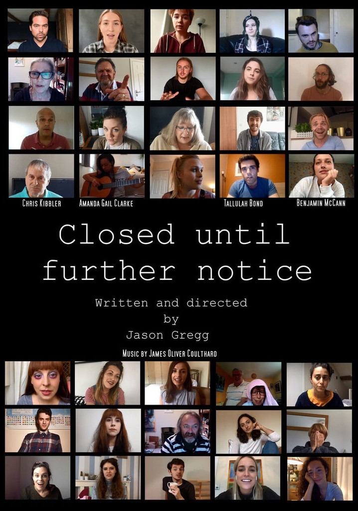 Closed Until Further Notice