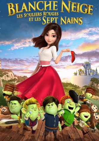 Blanche Neige, les souliers rouges et les sept nains