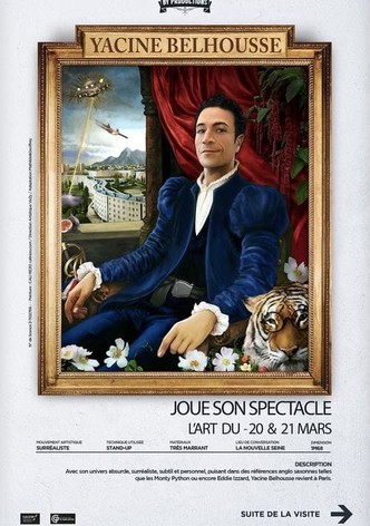 Yacine Belhousse joue son spectacle