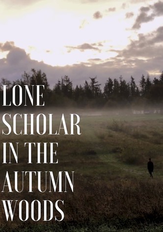 Lone Scholar in the Autumn Woods