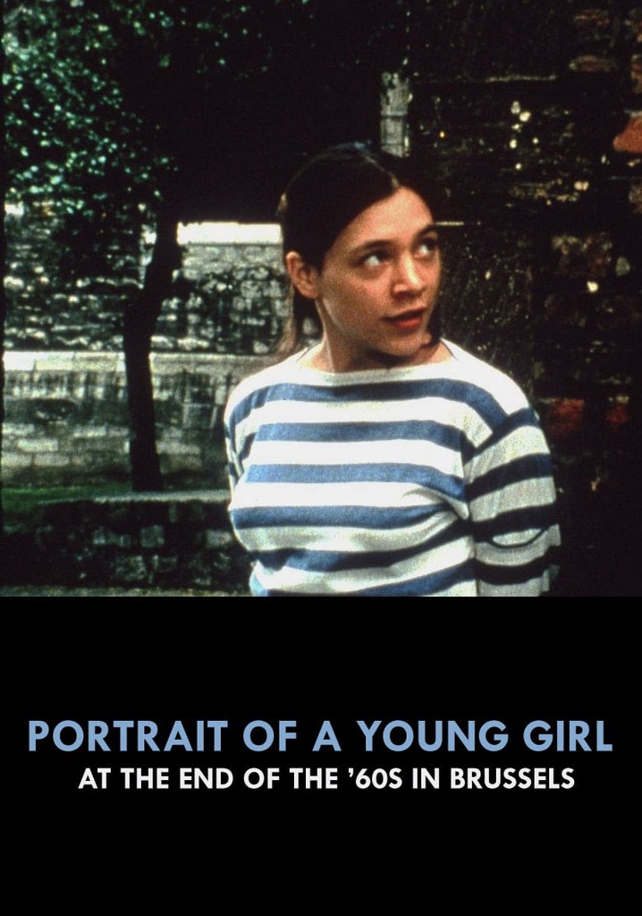 Portrait of a Young Girl at the End of the 60s in Brussels