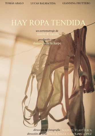 Hay ropa tendida