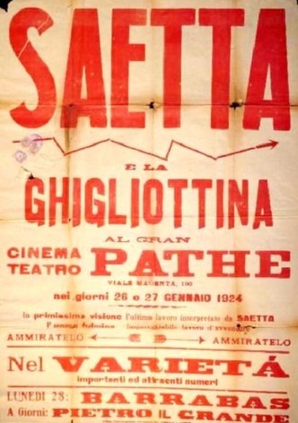 Saetta contro la ghigliottina