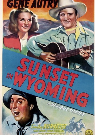 Sunset in Wyoming