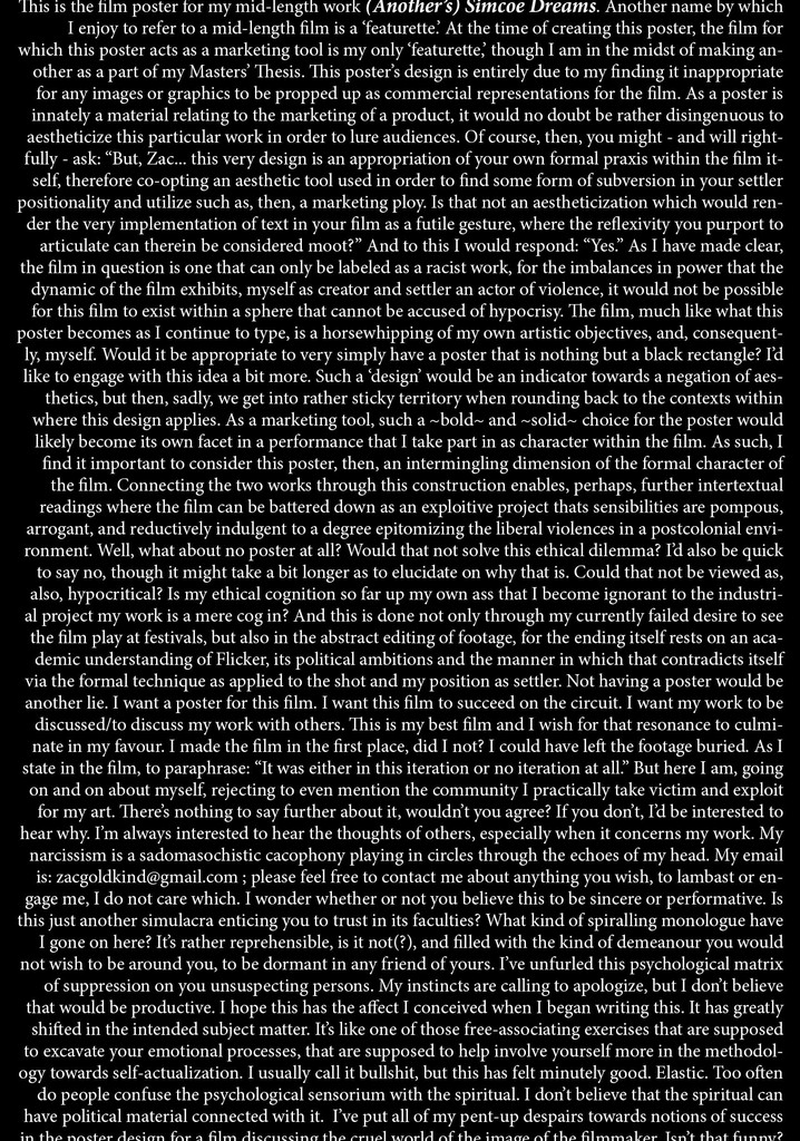 (Another's) Simcoe Dreams