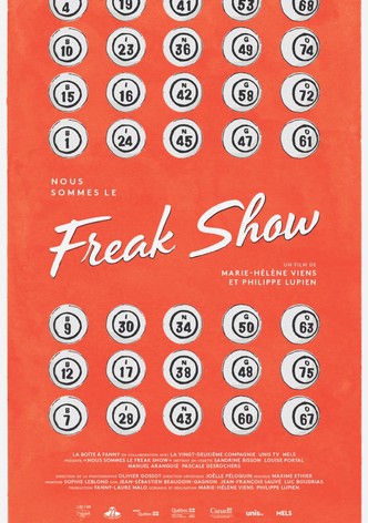 Nous sommes le Freak show