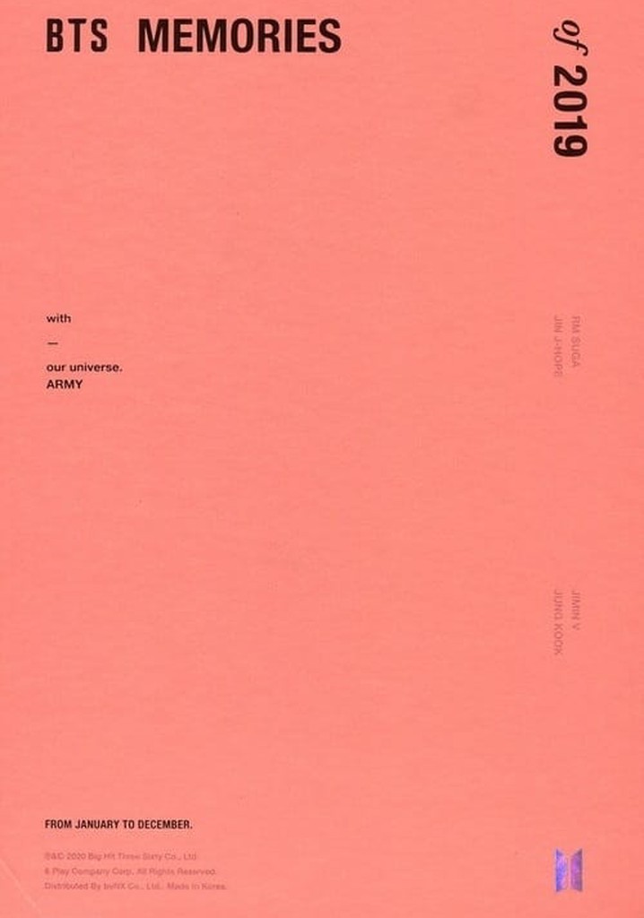 BTS Memories of 2019