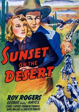 Sunset on the Desert