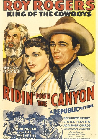 Ridin' Down the Canyon