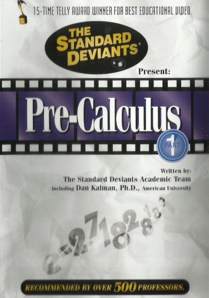 The Standard Deviants: The Dangerous World of Pre-Calculus, Part 1
