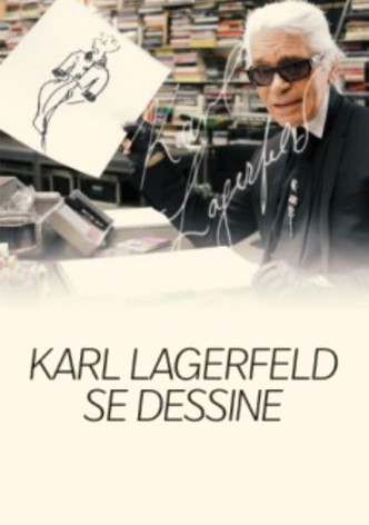 Karl Lagerfeld se dessine