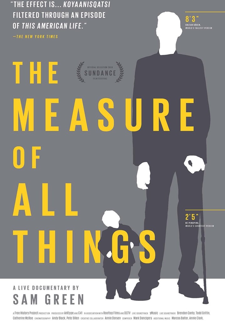 The Measure of All Things