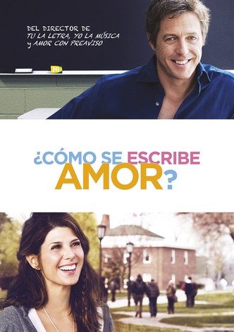 ¿Cómo se escribe amor?