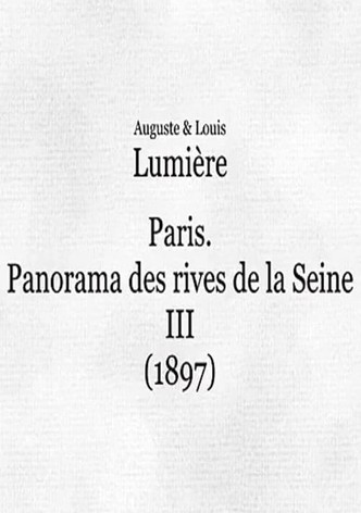 Panorama des rives de la Seine à Paris, III