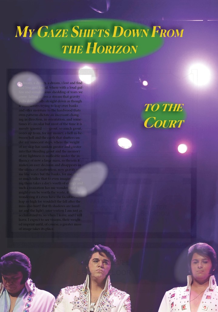 My Gaze Shifts Down from the Horizon to the Court