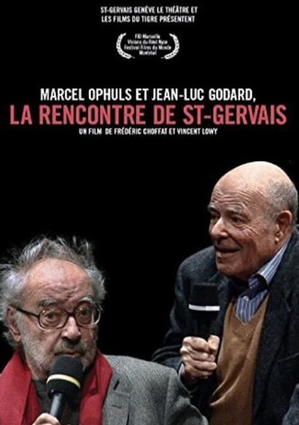 Marcel Ophuls et Jean-Luc Godard, La rencontre de St-Gervais