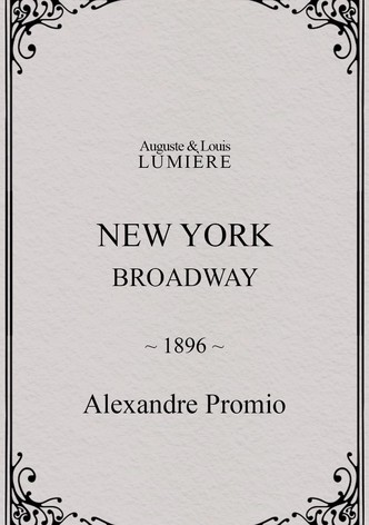 New York, Broadway