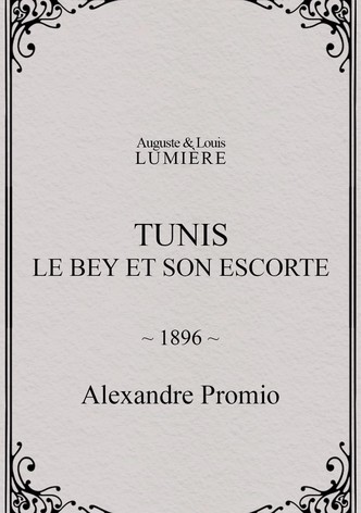 Tunis: Le Bey et son escorte