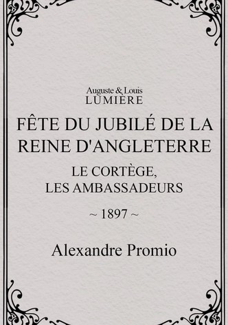 Fête du jubilé de la reine d'Angleterre : le cortège, les ambassadeurs