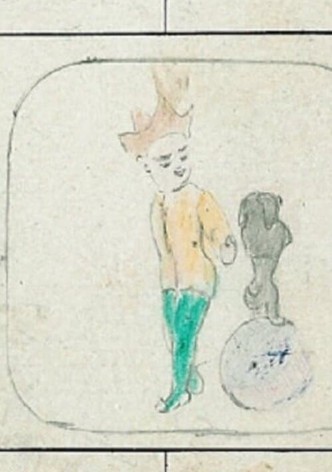 Clown et ses chiens