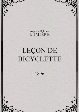 Leçon de bicyclette