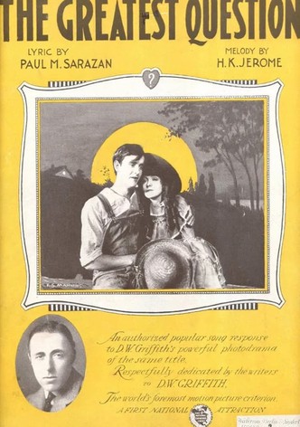 The Greatest Question