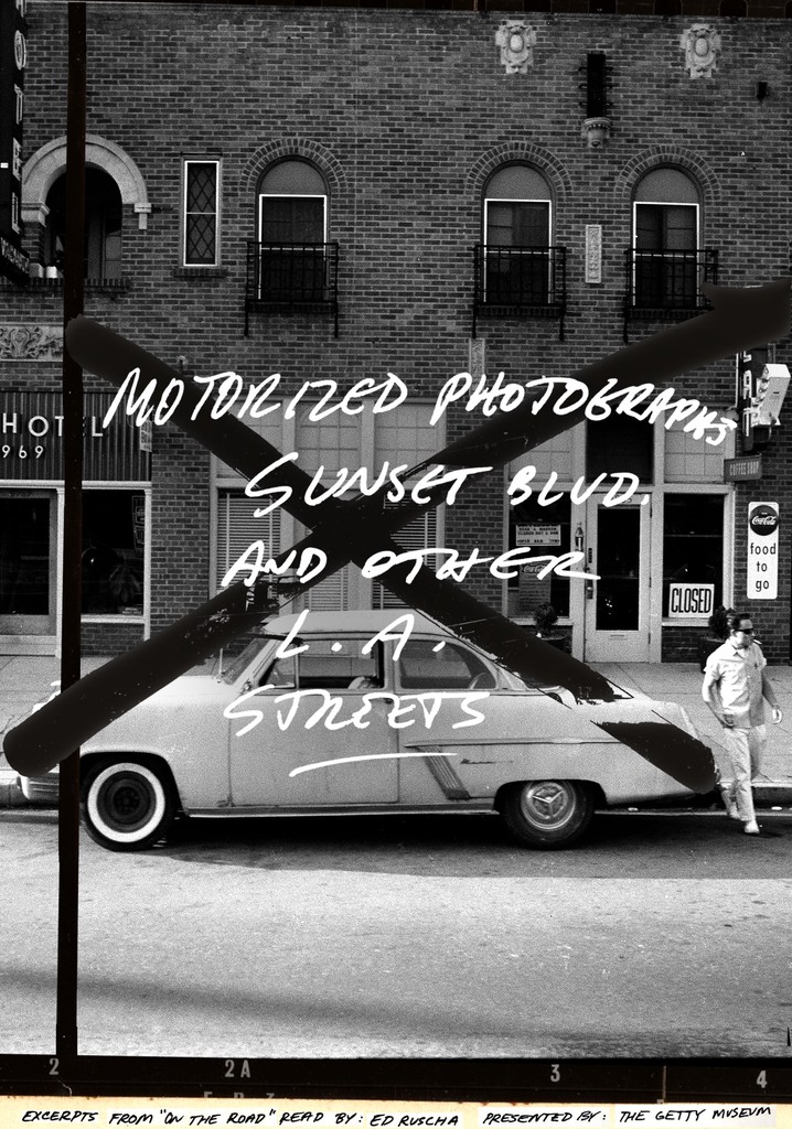 Ed Ruscha - Motorized Photographs of Sunset Blvd. and Other L.A. Streets