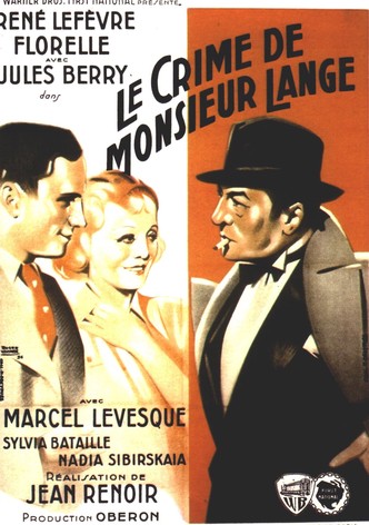 Le Crime de monsieur Lange