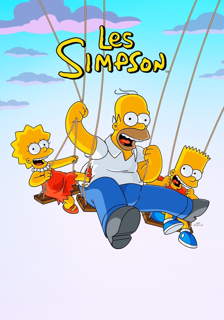 Où regarder la série Les Simpson en streaming