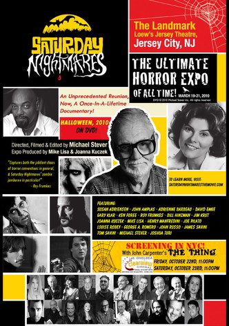 Saturday Nightmares: The Ultimate Horror Expo of All Time!