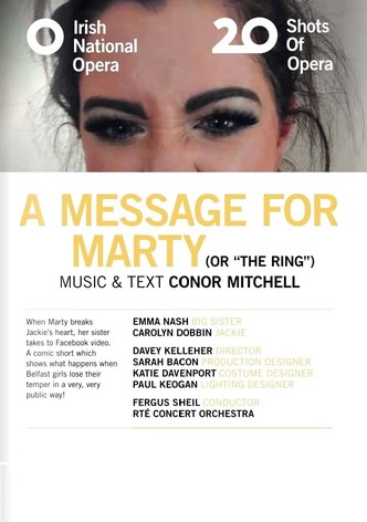 A Message for Marty (or 'The Ring')