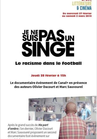 Je ne suis pas un singe