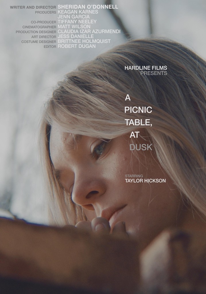 A Picnic Table, At Dusk
