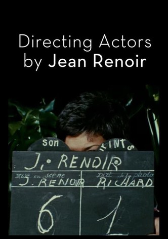 Directing Actors by Jean Renoir