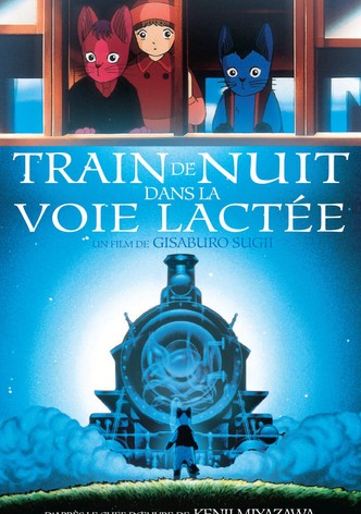 Train de nuit dans la voie lactée