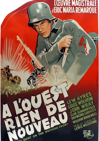 À l'ouest, rien de nouveau