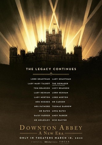 Downton Abbey A New Era watch streaming online